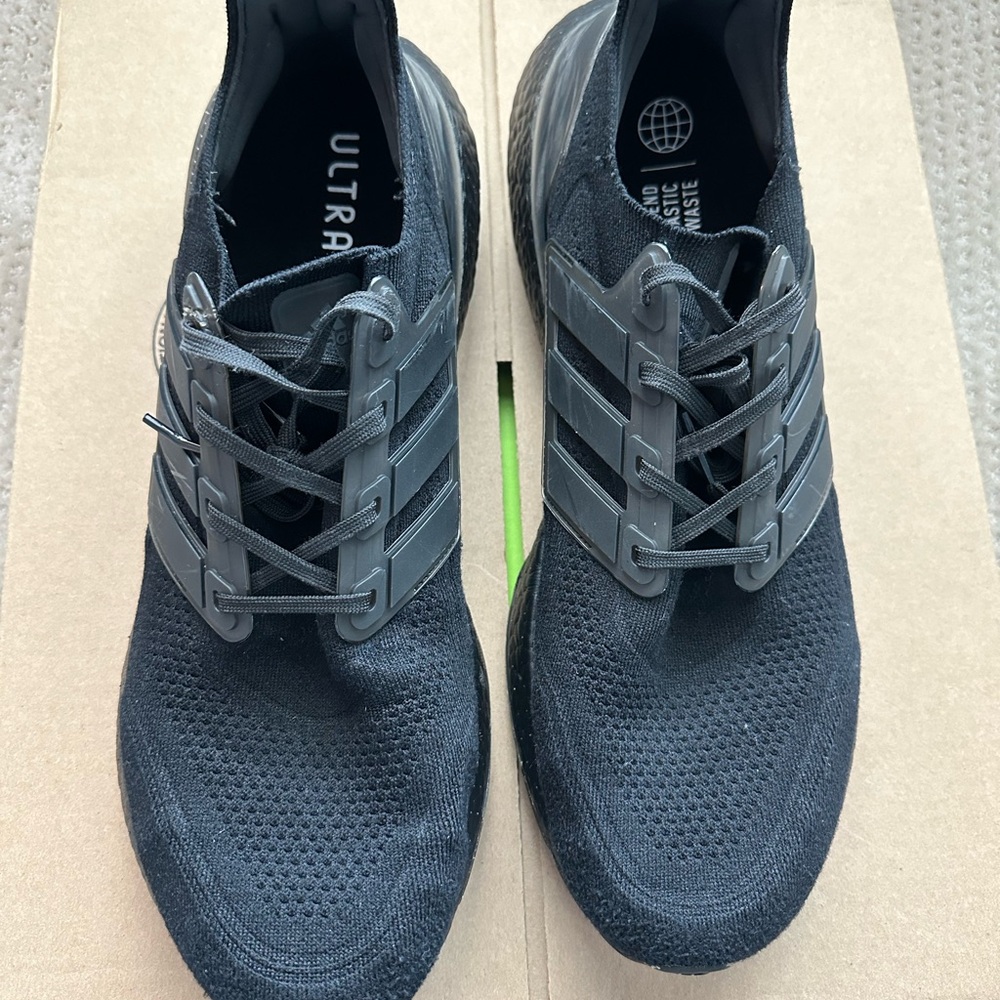 adidas Ultraboost Men's Black Athletic Running Shoes